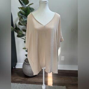 Elegant Beige Women's Top